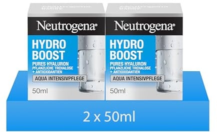 Neutrogena Hydro Boost Aqua Intensivpflege, Gesichtscreme, 50 ml (Packung mit 2)