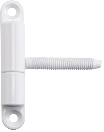 SOTECH Türband Einbohrband 15 x 83 mm mit Zapfen M8 x 47 mm Anschrauben | Renovierband Anschraubband Scharnier für Innentüren zum Einbohren Stahl weiß