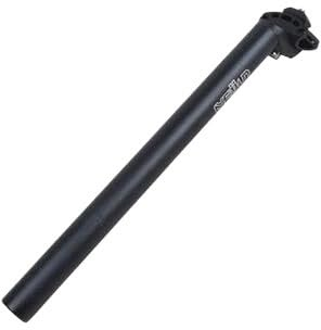 QAINKUN SattelstüTze 25,4 27,2 28,6 30,4 30,8 31,6mm * 450/580mm MTB Road Fahrrad Sattelstütze Aluminium Legierung Sitz Rohr Sattel Pole Bike Teil SattelstüTzen(28.6 X 450mm Black)