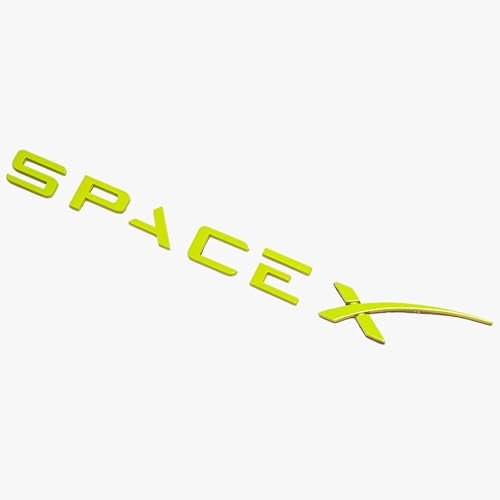 Auto Abzeichen Aufkleber Logo für Tesla Model 3 Model X Model S Model Y SPACEX, Autodekorationsaufkleber Logo Aufkleber Schutzaufkleber,E