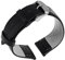 Styquenzer Uhrenarmband 22mm Leder Schwarz Uhrenarmbänder für Herren PU Watch Strap Klassiker Armband für Uhr Ersatz Lederarmband Uhr Uhrband mit Edelstahl Schnalle 22mm Armband für Männer und Frauen