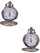 SAFIGLE 2stücke Retro Taschenuhr Kettenuhr Mit Dekorativem Design Kreative Quarz-taschenuhr Für Und Als Für Besondere Anlässe Wie Weihnachten Geburtstage Und Jahrestage