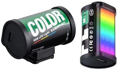 TTARTISAN Mini Magnetic RGB Video Light Retro Film Look RGB LED On-Camera Light with Cold Shoe Mount