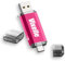 Vixelle High Speed USB 3.0 Type-C Flash Drive - 2 in 1 USB C Memory Stick Pen Drive - USB Jump Drive Photo Stick for Smartphone, Tablet & Computer (Pink, 32GB)