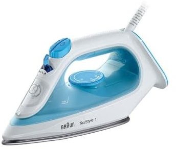 FERRO VAPORE 2000W PIAST.NON STICK BIANCO/BLU