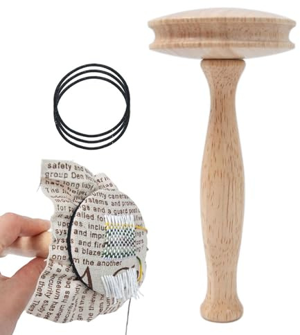 Fungo da rammendo, kit da rammendo, fungo in legno, kit portatile per rammendare, strumento per rammendare, per cucire aghi da rammendo, fori nei vestiti