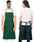 PALLTEX Borago Kochschürze Männer Kochschürze Damen Schürze Damen Schürze Herren für Kochen Basteln Malen Backen (Grasgrün)