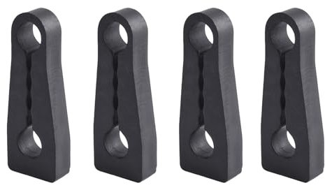 JTQYFI Car Sound Deadener Dampers Door Lock Buffer Deadening Damping Rubber Pad Shock Resistant Damping Protector