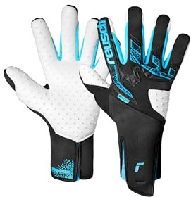 Reusch Profi Torwarthandschuhe Erwachsene | starker Grip für jedes Wetter | erweiterte Gripzone, für Training & Spiel, Naturrasen & Kunstrasen, Größe 7,5-12, Attrakt Freegel SpeedBump Strapless