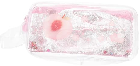 Angoily Federmäppchen und Niedliche Stiftebox für Schule und Büro Transparent mit Sanduhr für Stifte Kosmetik und Schulbedarf Leicht und Tragbar Robustes Material und Lehrer