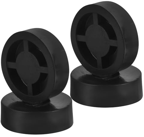 VANZACK 4pcs Speaker Isolation Feet Pads Anti-vibration Rubber Mat for Subwoofer Amplifier Turntable Audio Equipment Soundproofing