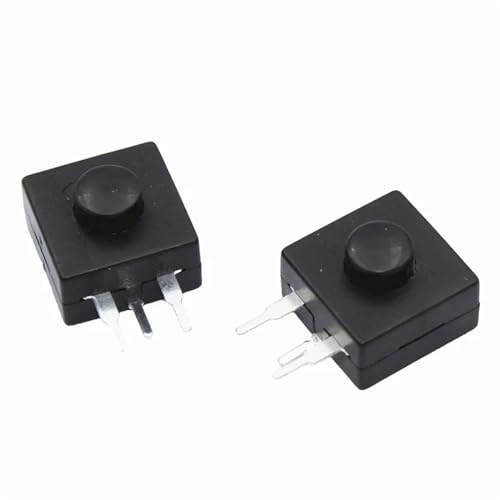 Lampe frontale 213WD, 10 pièces, interrupteur latéral 12x12mm DC 30V 1A, 3 broches, pieds droits, bouton-poussoir, interrupteur marche-arrêt