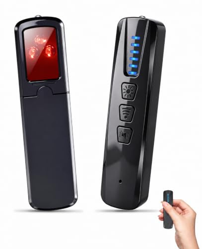 ZHENHAN Hidden Camera Detectors RF Signal Detector GPS Tracker Detector | Listening Device Detector Anti-Spy Detector Portable RF Signal Scanner Smart Detection for Hotels Travel Home Car Security