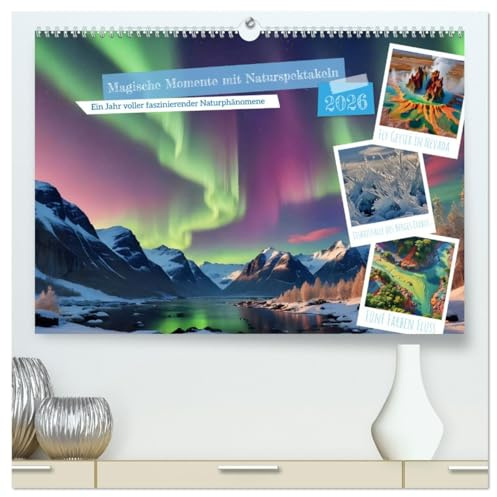 Magische Momente mit Naturspektakeln (hochwertiger Premium Wandkalender 2026 DIN A2 quer), Kunstdruck in Hochglanz: Lassen Sie sich von der Schönheit ... Naturphänomenen (CALVENDO Natur)