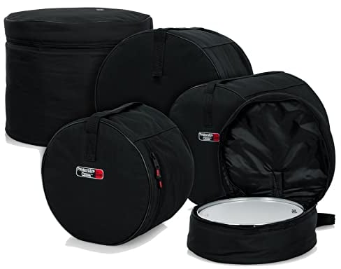 Gator Cases Protechtor Series 5-teiliges gepolstertes Drum Bag Set für Standard Kits; 22 Kick, 12 Tom, 13 Tom, 16 Tom, 14 Snare (GP-STANDARD-100)