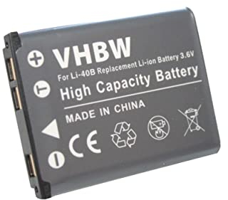 vhbw 1x batteria compatibile con Nikon CoolPix S200, S220, S225, S230, S500, S510, S570, S60, S80, S600, S700, S3000, S4000, S5100 fotocamera (500mAh, 3,6V, Li-Ion) - Sostituisce E