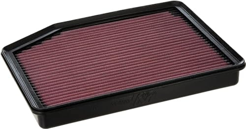 K&N High-Flow Original Lifetime Engine Air Filter: Washable, 33-2493