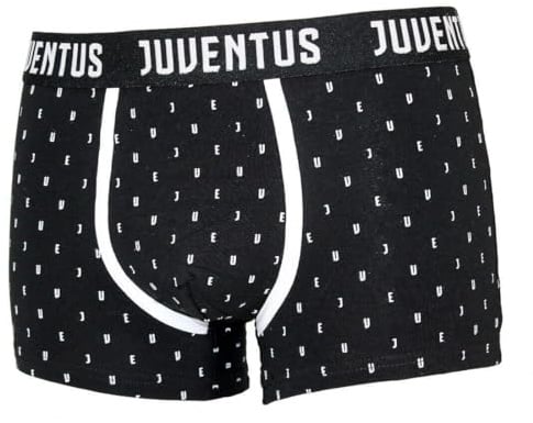 PLANETEX Boxer Juventus FC JJ Unterwäsche Herren Fußball PS 26707 (16, Schwarz)