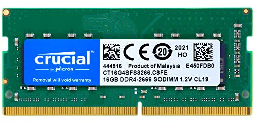Crucial MEM SODIM D4 2666 16G (1x16G) CT16G4SFS8266 *0149