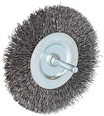 BRILLIANT TOOLS BT103108 Brosse circulaire, Ø 100 mm avec embout de 6,0 mm [Powered by KS TOOLS]