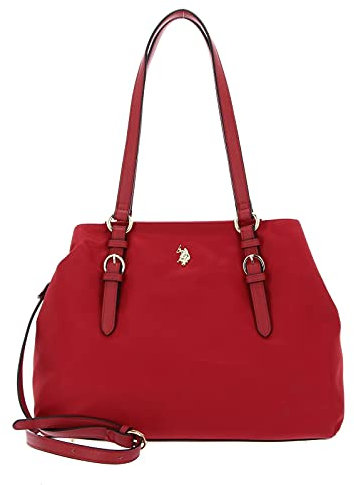 U.S. POLO ASSN. Houston Double Handle Bag Red