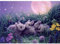 AIRDEA DIY Hase Diamond Painting Set Erwachsene, Mond Diamant Painting Bilder 5D Blume Diamant-Kunst Kits Kinder Tier Diamant Malerei Set Cross Stickerei Malen Nach Zahlen Kits für Heimdekor 30x40cm
