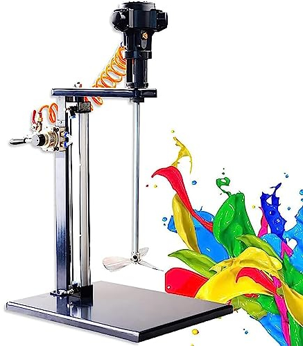 Mezclador neumático, agitador de pintura, mezclador de soporte neumático de 5 gal / 20 l, elevación automática, velocidad ajustable, hace que la mezcla sea más uniforme for la mezcla de pintura indust