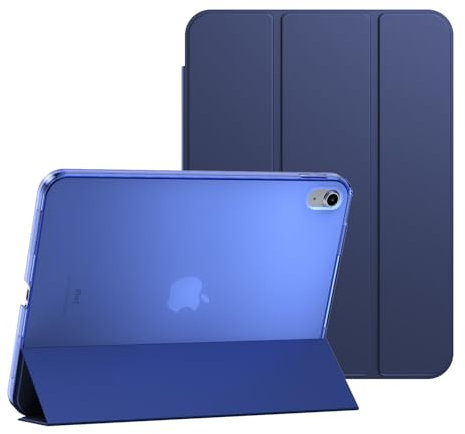 Smart Case per Apple iPad 10a generazione 10.9'' Rilasciato nel 2022 e i numeri di modello sono A2757, A2777, A2696 Custodia con supporto magnetico con accensione e spegnimento automatico (blu)