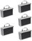 Didiseaon 5pcs Box Large Toolbox Kit Power Tool Storage Box Aluminum Case Tool Organizers