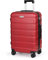 TANTOMI Koffer Groß, Reisekoffer Hartschalenkoffer, Koffer & Trolley mit Passwortsperre, Hartschale Suitcase mit 4 Rollen(Rot)