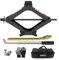 IMAYCC 2TUniverselle Wagenheber Kit, Neues Upgrade Scherenwagenheber Schützt PKW, Tragbarer Car Jack mit Radmutternschlüssel, Auto-Notfallset für SUV MPV Wartung und Reparatu