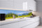 Dimex Küchenrückwand Folie Selbstklebend IDYLLISCHER ALPENBLICK 420 x 60 cm | Klebefolie - Dekofolie - Spritzschutz für Küche | Made in EU