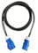 16 Amp 3 Pin 240V IP44 Extension Lead - PCE Blue - 2.5mm² Heavy Duty H07RN-F Rubber Cable - 16A HO7 (2 Metre)