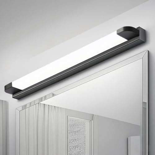 Talwei LED Spiegelleuchte Badezimmer 7W 700LM 42cm Neutralweiß,IP44 230V Wandleuchte Spiegellampe 400mm,Kein Flimmern Badezimmerschrank Spiegelleuchten (Kaltweiß)
