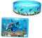 Toddmomy Piscine Aquatique Ronde pour Garçon et Filles 1.2M Plastique Rigide Extérieure Amusante Jouet de Plage Interaction Parent-Garçon et Filles