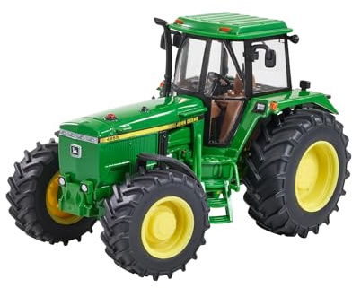 Britains John Deere 4955 EU Spec Tractor Model, Diecast Farm Vehicle, Detailed Replica with Authentic Features, Durable Collectible Toy for Farming Enthusiasts and Kids, Agricultural Model