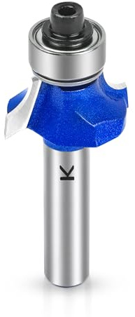 NICAVKIT Radius Fraise à arrondir 5 mm avec tige de 8 mm, en métal dur rond, pour le travail du bois