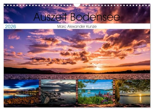 Auszeit Bodensee (Wandkalender 2026 DIN A3 quer), CALVENDO Monatskalender: Lassen Sie sich verzaubern mit besonderen Augenblicken der Bodenseeregion (CALVENDO Orte)