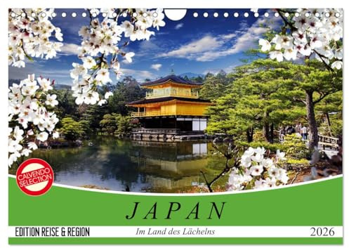 Japan. Im Land des Lächelns (Wandkalender 2026 DIN A4 quer), CALVENDO Monatskalender: Japans pulsierendes Leben inmitten von Tradition und Moderne (CALVENDO Orte)