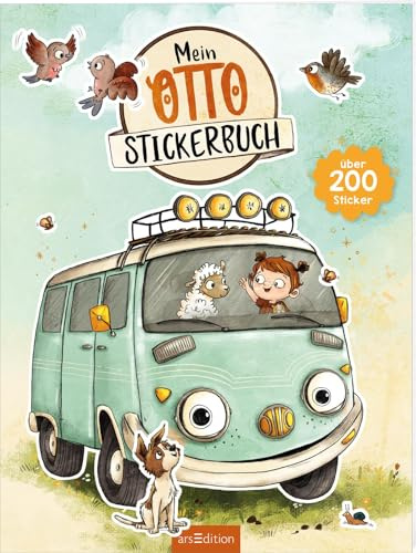 OTTO fährt los – Mein OTTO-Stickerbuch: Über 200 Sticker | Ein Stickerbuch für die Ferien für alle Vanlife-Fans & Camperkinder ab 4 Jahren