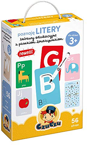 Poznaję litery Zabawy edukacyjne z pisakiem zmazywakiem