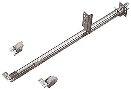 Knape & Vogt 1175P ZC 22 22-5/8 Zinc Single Track Drawer Slide