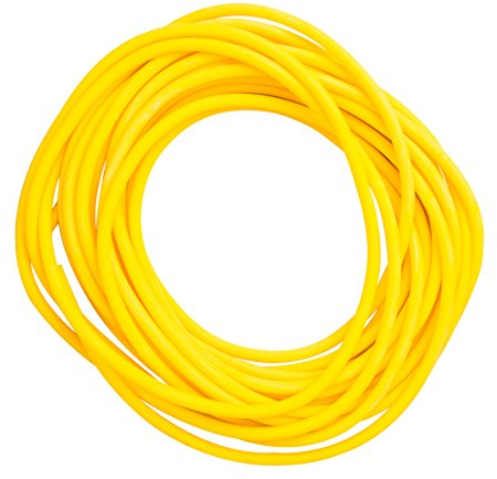 CanDo Power Tube - Fitness Tube, Widerstandstrainer für Funktionales Training - Länge 7,6 m - gelb (sehr leicht)