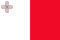 Qualitäts Fahne Malta 90 x 150 cm Rot Polyester Flagge mit verstärktem Hissband