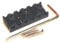 43mm Floyd Rose Locking Nut in black including screws and wrench