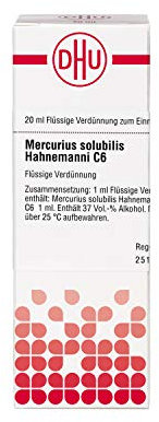 DHU Mercurius solubilis Hahnemanni C6 Dilution, 20 ml Lösung