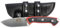 AXARQUIA - Couteau de Camping Outdoor Survie Bushcraft Multifonctionnel, Lame INOX MOVA-58, Étui de Transport en Cuir + Allume feu, Fabriqué en Espagne