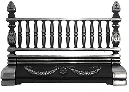 DeBrett Fires Victorian/Georgian Style Replacement Free Standing Fret/Front Bar/Fender in Highlight Polished (NOT BLACK) B21 Cast Iron