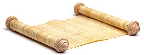 Forum Traiani Schriftrolle 90x30cm: Handgefertigte Papyrusrolle zum Beschreiben, Blanko Pergamentpapier Rolle, Ideal für Geschichtsunterricht und Sammler. Hochzeit-Rolle für Hochzeitseinladungen