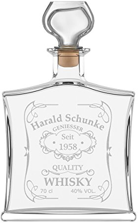 polar-effekt 'Noble bottiglia di whisky con incisione – Motiv – Quality Whisky